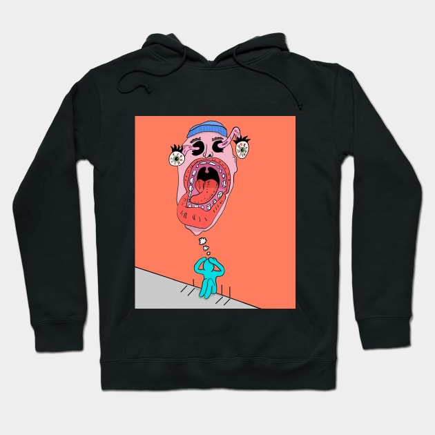 The noise upstairs Hoodie by Scribbles_an_nibbles